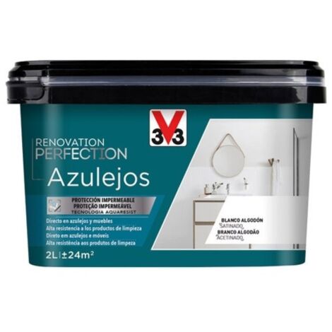 PINTURA RENOVACION BAÑOS RENO PERFECTION AZULEJOS 750 ML BLANCO ALGODÓN - 119633