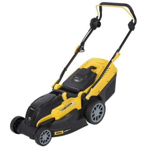 Cortacesped electrico 2 kw powerplus ancho de corte 42 cm