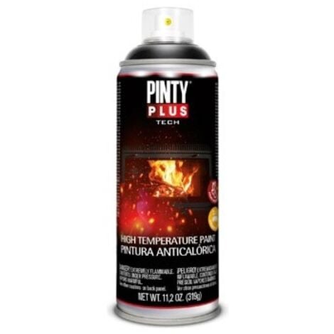Pintura anticalorica spray tech 520 cc ral 9005 negro