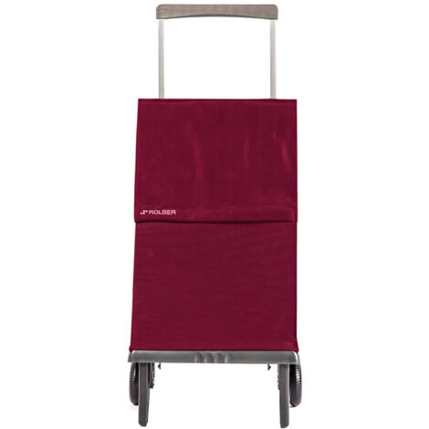 Carro compra 2 ruedas plegable plegamatic mf burdeos rolser
