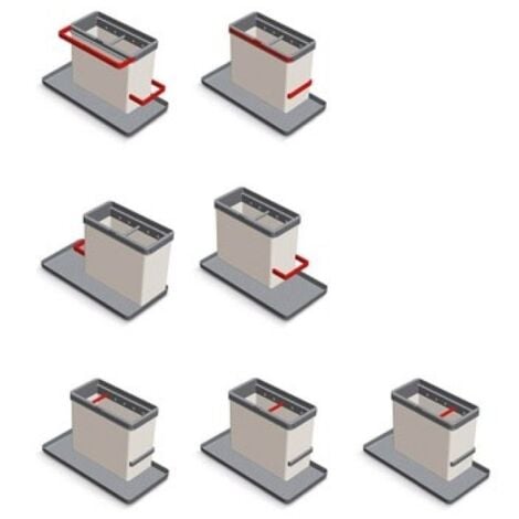 Organizador fregadero tidytex gris metaltex