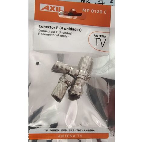 Conector antena coaxial f 4 pz axil