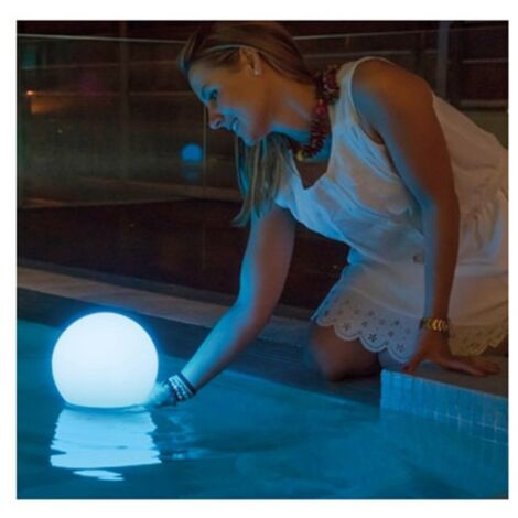 Lampara jardin buly automatic floating ip65 Ø 20 x 17 cm