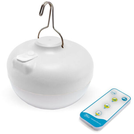 Bombilla led portatil recargable luz calida 900lm 9w