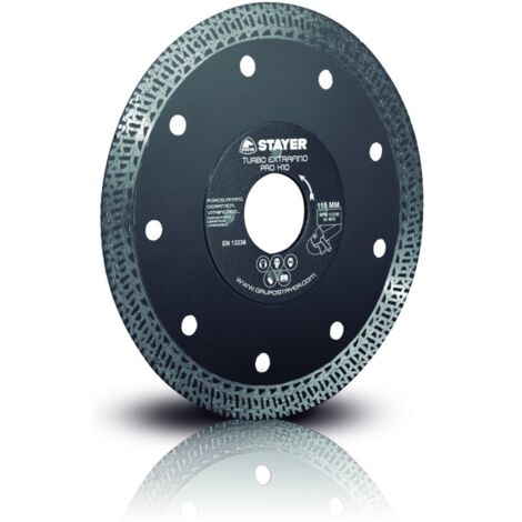 Disco corte porcelan. extrafino 115mm Ø - h10 turbo diam osc