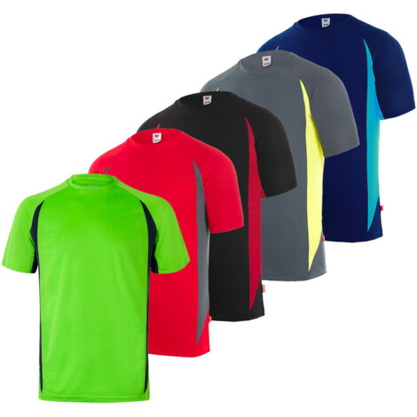 Camiseta trabajo l tecnica polie m/corta gr/ama velilla
