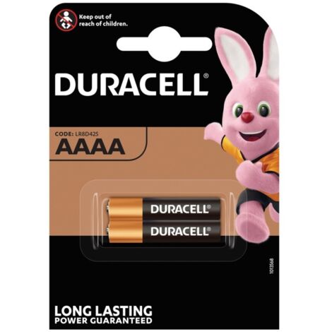 Pila alcalina 1,5v lr61 aaaa duracell 5000394041660 2 pz