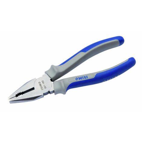 Alicate univ. 200mm m/bim ac azul niquelado irimo 1 ud