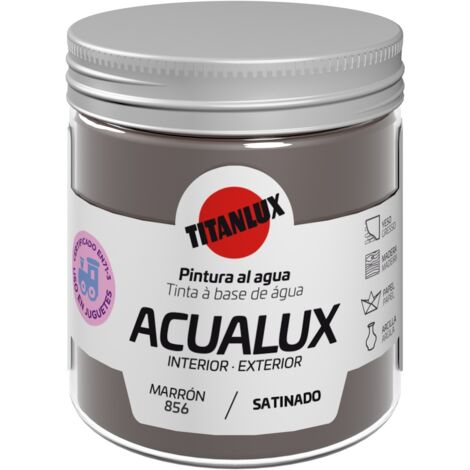Pintura manualid. al agua 75 ml marr satin. acualux titan (1/2)