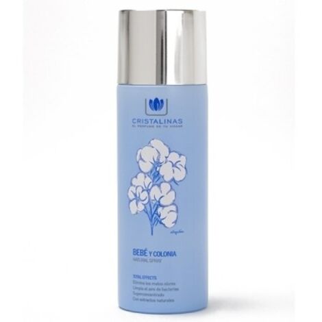 Ambientador hog bebe y colonia 200 ml natural spray cristali