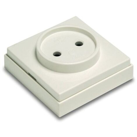 Base elec 65x65x26 tt 10a-250v sup. pvc bl 5024-b famat