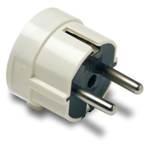 Clavija elec 4,8mm/38x48x43 16a-250v lat. polic bl famat