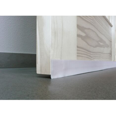 Burlete Bajo Puerta 40Mmx01Mt Tira Adhesivo Pvc Blanco Burcasa (1/3)