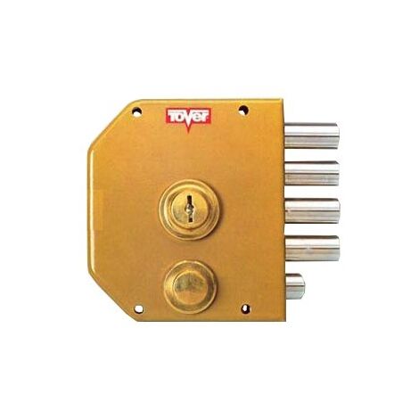 Cerradura seg. sobr. 1p tover oro 7000 dcha con resbalon 700