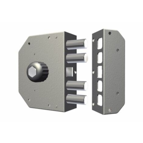 Cerradura seg. sobr. 130x164x32mm 3050cri cr. ent.60 izq cr