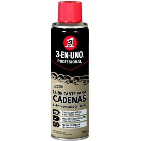 Aceite lubricante cadena ptfe spray 3-en-uno 250 ml (1/2)