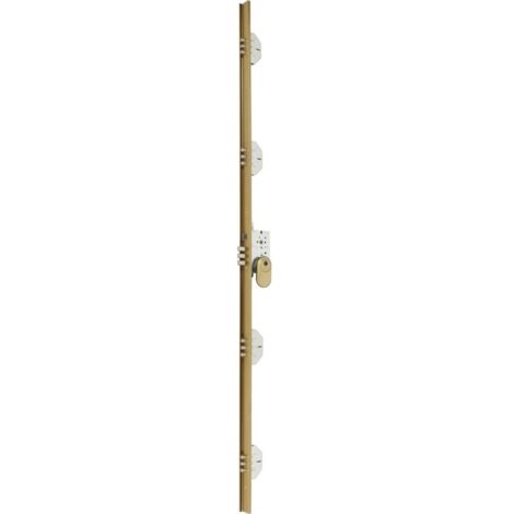 Cerradura Seguridad Madera Embutir 40X70 7140-5D2N70155 Laton 5Puntos Derecha Mcm
