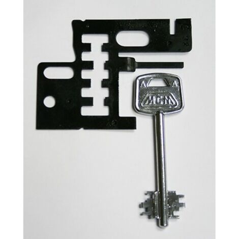 Borjas cerradura 1808/1813 1884 4 vueltas 5 llaves mcm