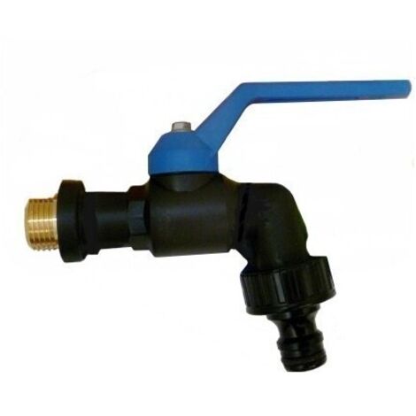 Grifo Esfera 1/2" Toma Automatica Antihielo Plastico  Negro S M