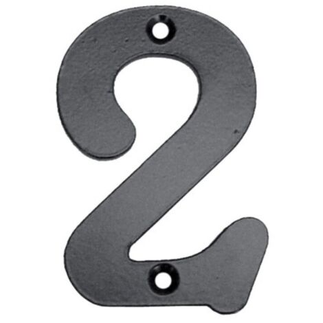 Numero señal atorn. 100mm "2" forjado ne el zorro