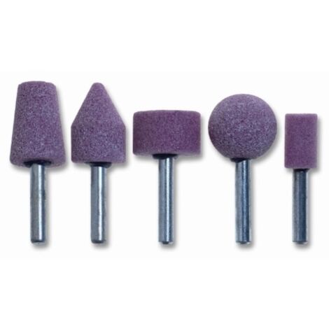 Molettes Émeri CODIVEN 6 Mm - Lot De 5 Pour Perceuse, Ponceuse, Décapage Métal Et Bois