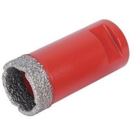 Corona Perforadora   Porcelana Corte Seco Ø 28Mm Diamante  M14 Rubi