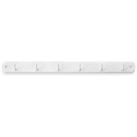 Colgador Hogar Con Tornillo Acero  Blanco Inofix