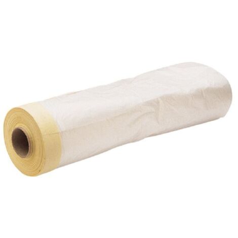 Plastico protector con cinta krepp 90 cm x 22,5 mt macrepair