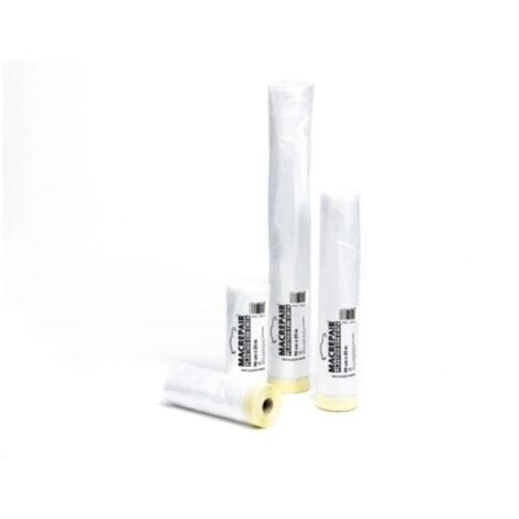 Plastico protector con cinta krepp 1,80mtx22,5 mt macrepair