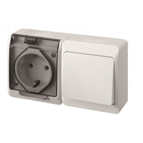 Interruptor elec 16amp-250v estanco conm. enchufe ip54 abs b (1/6)