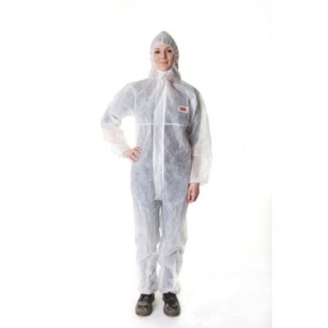 Mono trabajo xxl capucha pp desechable blanco p4500 3m