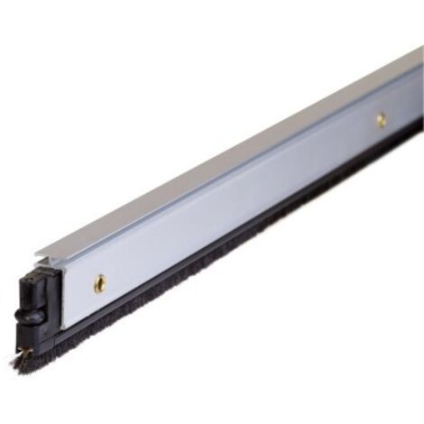 Burlete Bajo Puerta 092Cm Tornillos Cepillo Aluminio Bronce Almalock-2 Alma