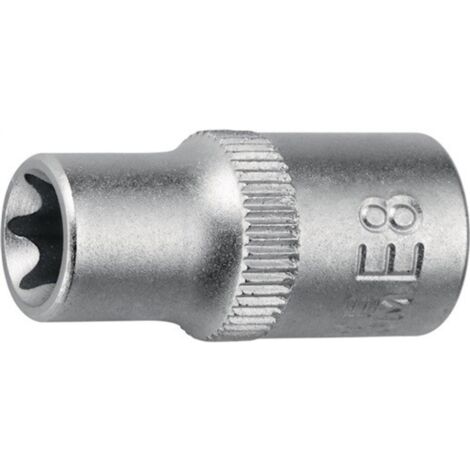 Boca de llave de vaso 1/4 pulg. e e4 longitud 25 mm promat