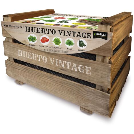 Huerto urbano vintage sustrato+semilla batlle (1/5)