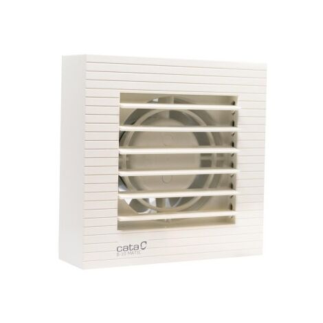 Extractor baño muro-techo 100mm pers.aut bl b-10 matic cata