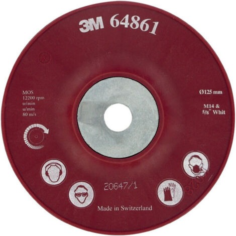 Plato de apoyo Cubitron II D.115mm M14 acanalado 3M