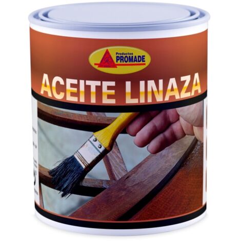 Aceite linaza protector 750 ml envase metálico Promade 100% natural