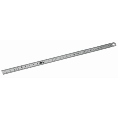 Regla acero inoxidabl flexible milimetrada 010cm 31-014 acha