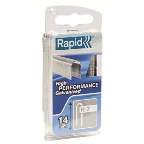 Grapa elec cable 14mm nº7 rapid 960 pz