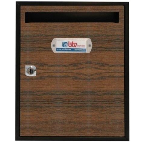 Buzon Interior 300X240X80Mm Vertical Btv Acero Sapelly Teide