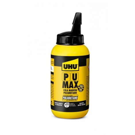 Cola Madera Poliuretano 250 Gr Marron Transparente Liquido Max Bote Uhu
