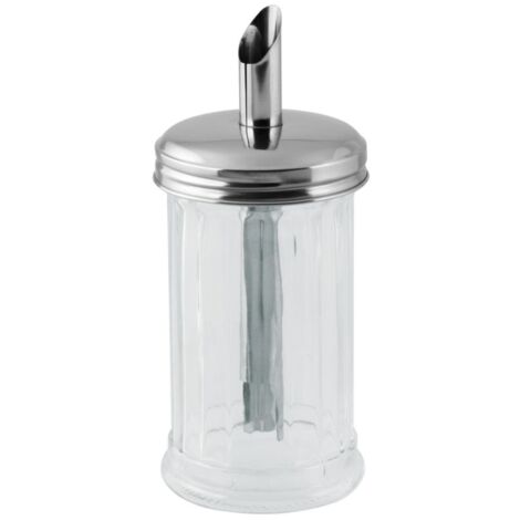Azucarero coc con dosificador 350ml cristal/inox 46894 facke (1/2)