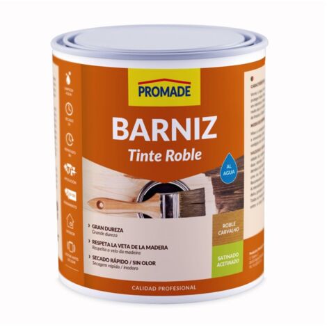 Barniz tinte int satina agua 375 ml roble abat203 promade