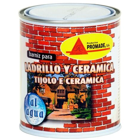 Barniz ladrillo cerÁmica al agua 750 ml abla104 promade