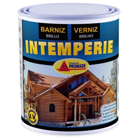 Barniz madera intemperie brillo 750 ml abeb104 promade