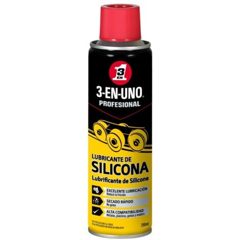 Aceite lubricante silicona spray 3-en-uno 250 ml (1/2)