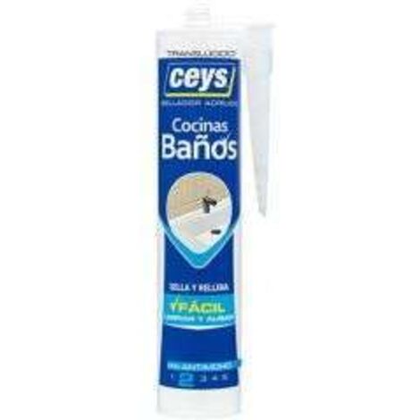 Sellador acril co/bañ 280 ml tra a/m ceys