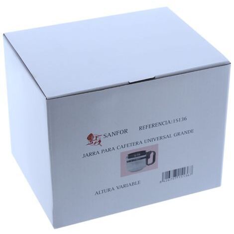 Jarra cafetera univ 10/12tz grande crist universal sanfor