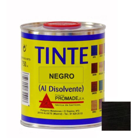 Tinte al disolvente 375 ml negro atin173 promade