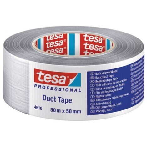 Tesa® 4610 cinta americana bÁsica gris 50 m x 50 mm